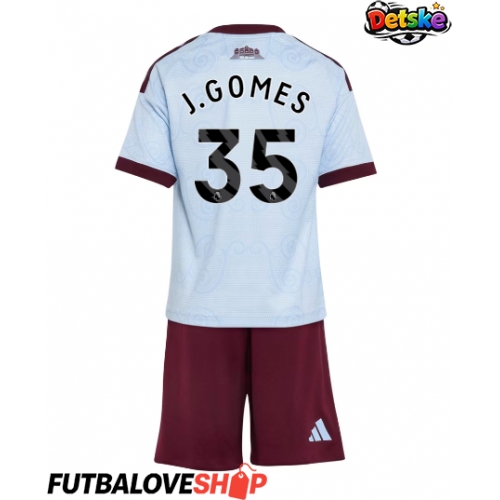 Dres Aston Villa Joao Gomes #35 Tretina pre deti 2026-27 Krátky Rukáv (+ trenírky)